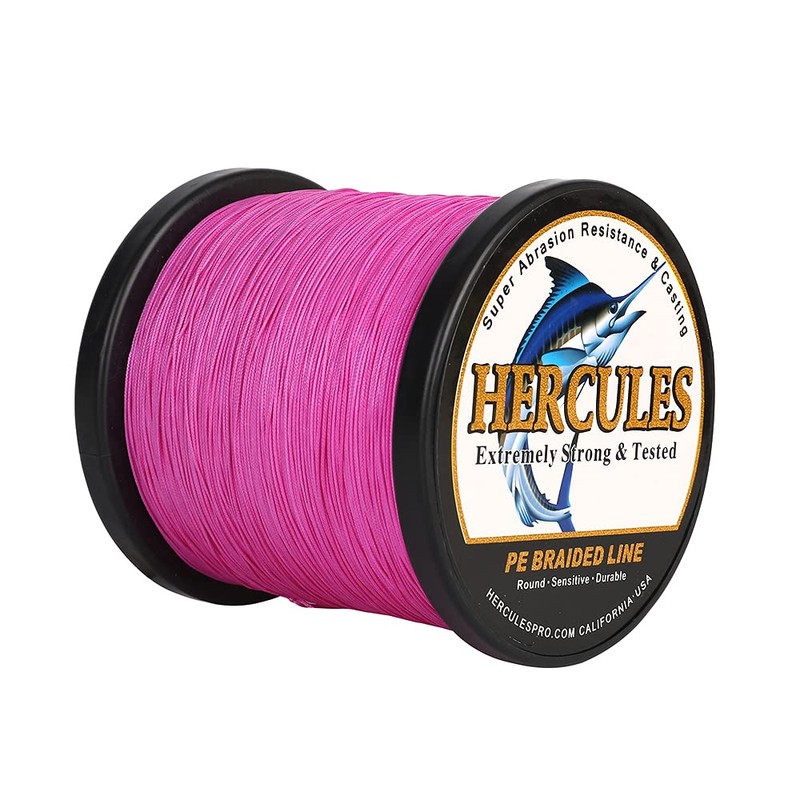 HERCULES Braided Fishing Line 12 Strands, 100-2000m 109-2196 Yards Braid