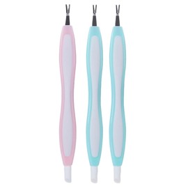 Uonlytech 3 Piezas De Piel Muerta De Acero Inoxidable Para Manicura Herramienta En V Para Suaves Y Cuidado Preciso De Uñas Portátil Y Ligero Para Uso Profesional Y Personal