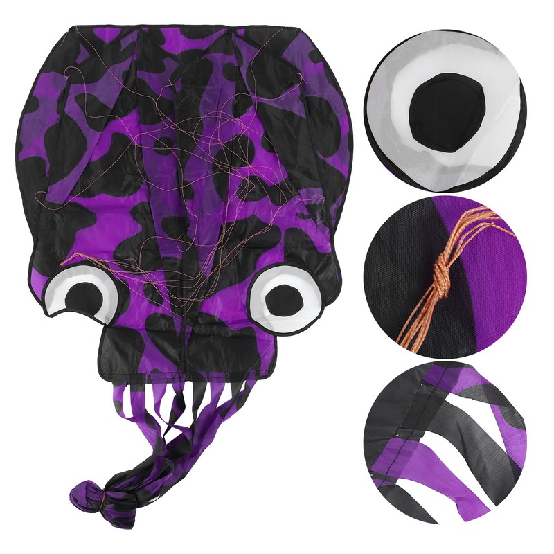 Outdoor Spotted Soft Octopus Single Line Kite Animal Shape Kite