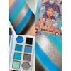 SHEGLAM Glitter Metallic Eyeshadow Palette 8-Color High Pigment Silver Blue