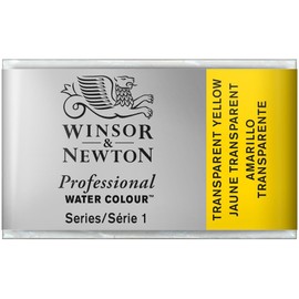 Winsor & Newton Professional Water Colour Paint Whole Pan, Transparent Yellow
