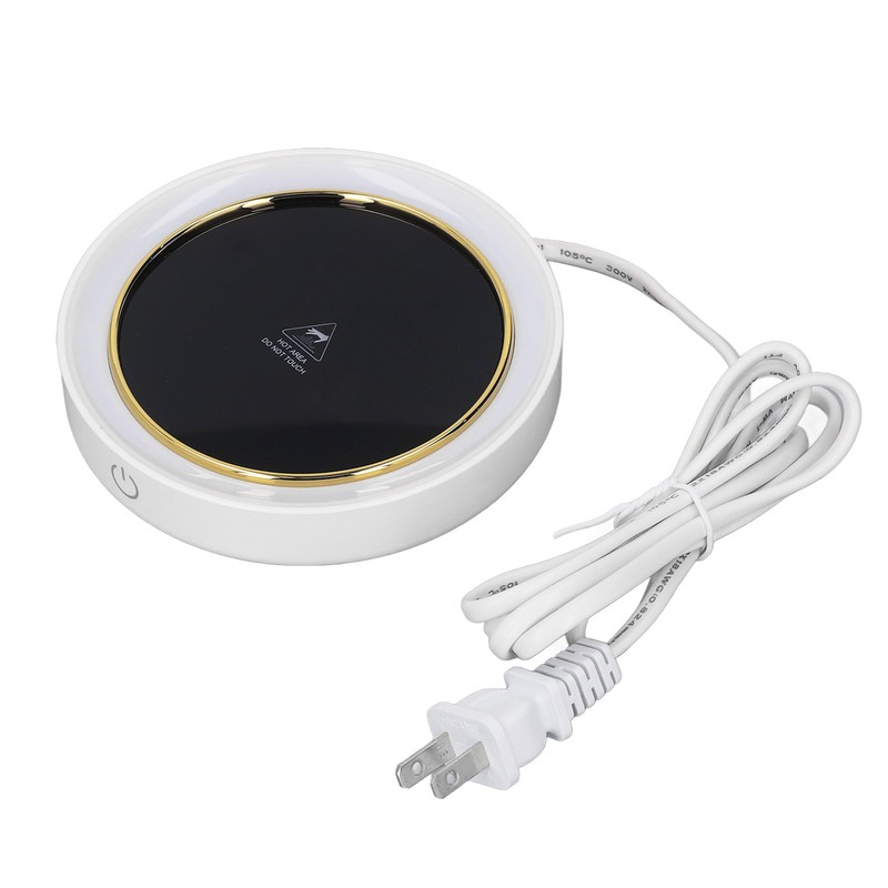Electric Cup Warmer Constant Temperature 2 Modes LED Light Desk