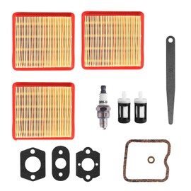 CULMKARI 3 Pack Air Filter Tune Up Kit Fit for Stihl FS91 FS91R KM91R FS89 FS131 FS311 FC96 String Trimmer Brush Cutter Replace Number 4180-141-0300 4180 007 1005