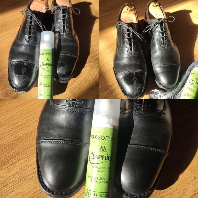 SAPHIR Médaille D’Or Plant Based Wax Softener Renews Dried Wax