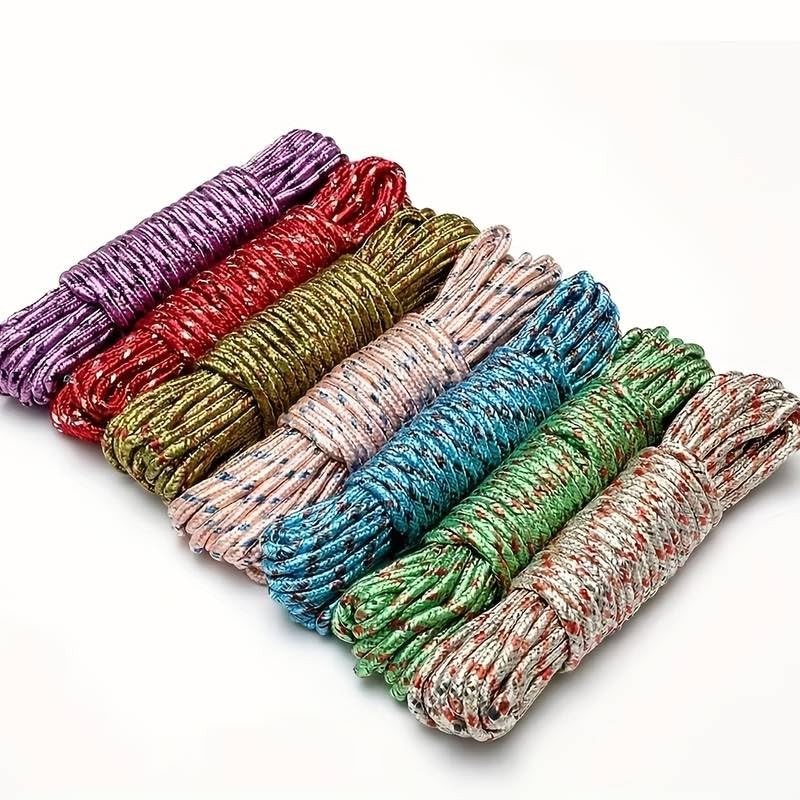 32ft Household Nylon Rope Indoor Outdoor Washing Line Clothes Quilt