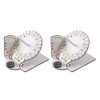 iplusmile Sundial Clocks 2pcs Sundial Wooden Scientific Models Sundial Desktop