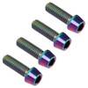 Set of 4 Bicycle Brake Bolts Titanium Alloy M5 x