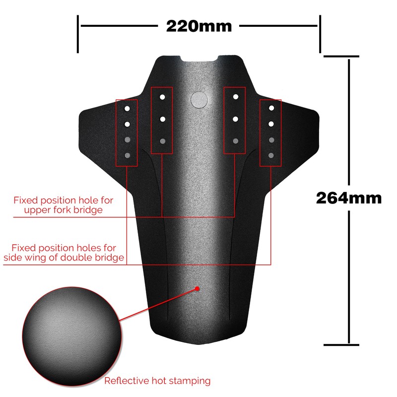 FETESNICE MTB Mudguard - 2 Bike Fenders Mountain Bike Front