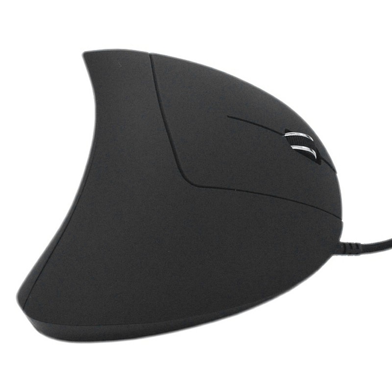 Optical Wired Vertical Mouse Non Slip Matte Surface High Sensitivity