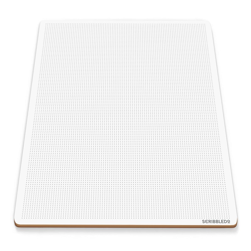 Scribbledo Dotted Dry Erase Board Graph Whiteboard 9" x 12"