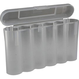 Birdz 3 Clear 18650 & CR123A 6 Battery Holder Storage Case for 18650 Batteries
