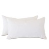 14x20 Hypoallergenic Fluffy Faux Down Poly Rectangular Pillow Insert, 100%