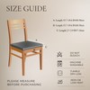 SearchI Waterproof Dining Chair Seat Covers Set of 6, Washable