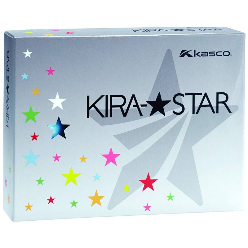 Kasco Kira Star 2 Golf Balls, Aqua, Pack of 4