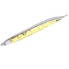 Fish Arrow (fissyuaro-) Worm Flash – J 3 sirasu SW # 148 Clear/Gold.