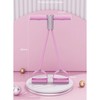 LAOGUATON Pink Resistance Band Exercise System, 4-Tube Leg & Core