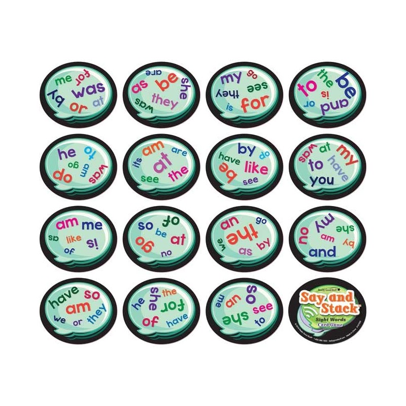 Really Good Stuff Say and Stack Sight Words - 186