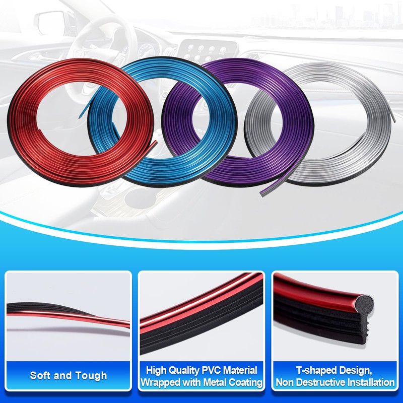 Car Interior Trim Strips - 32.8ft /10M Universal Car Gap