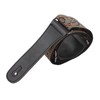Electric Guitar Strap Adjustable Nylon Embroidered Shoulder Strap with Non