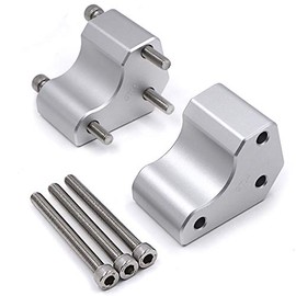 XKMT- Silver Racing Lift Risers Handle Bar Adapter Compatible with KAWASAKI GTR 1400 / CONCOURS 14 / ZG 1400 2008-2018 [P/N: GZSP-ZG-034]