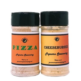 Premium | POPCORN SEASONING Variety 2 Pack | Pizza Popcorn Seasoning | Cheeseburger Popcorn Seasoning