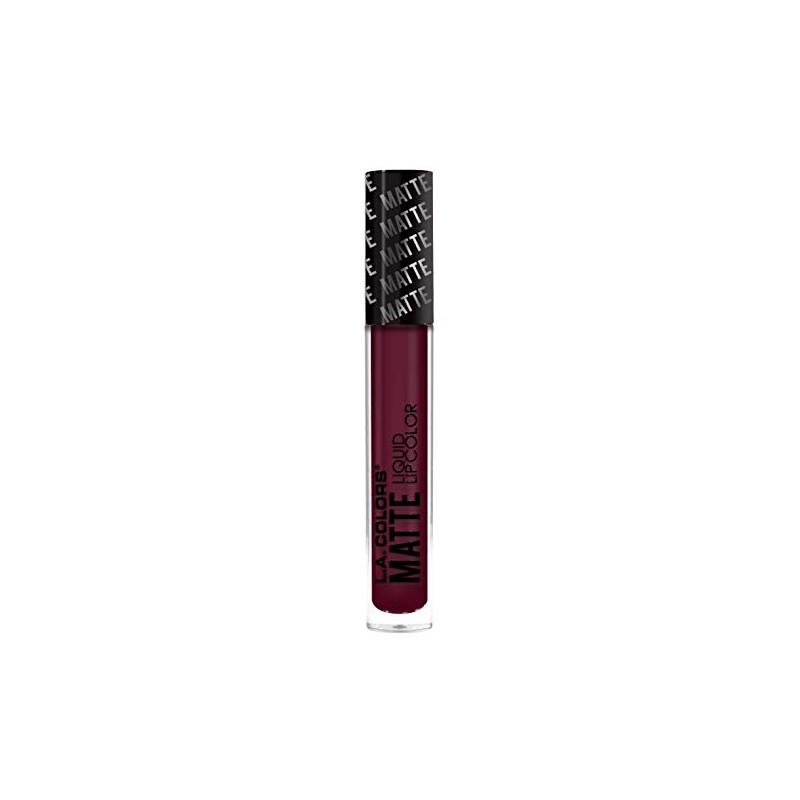 L.A. COLORS Matte Liquid Lip Color, Danger CLG408