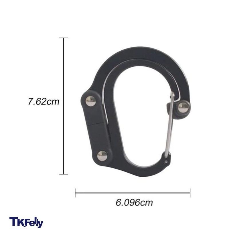 TK.Felly Bag Hanger, Table Hook, Carabiner Hook, Rucksack, Bag, Compact,