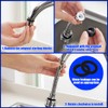 Pack of 2 Flexible Water Saving 360° Swivel Stainless Steel