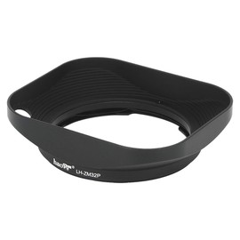 Haoge LH-ZM32P Black Metal Rectangular Bayonet Cap Lens Hood for Carl Zeiss Distagon T 1.4/35 35mm f1.4 ZM Voigtlander APO 50mm 35mm F2 VM Lens - Hollow Design