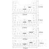 4 Pack T-Shirt Ruler Guide T-Shirt Alignment Ruler Heat Press