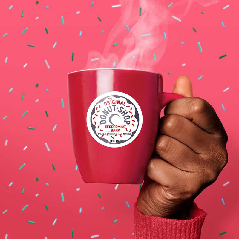 The Original Donut Shop Peppermint Bark Keurig Single-Serve K-Cup Pods,