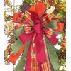 Handmade 10 " BOW for DOOR GRAPEVINE WREATH SWAG GARLAND