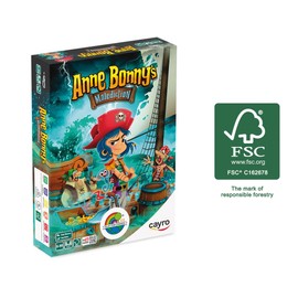 Cayro Anne Bonnie's Malediction Board Game - Pirate Adventure - Strategy Games - 2 to 5 Players - Family Fun