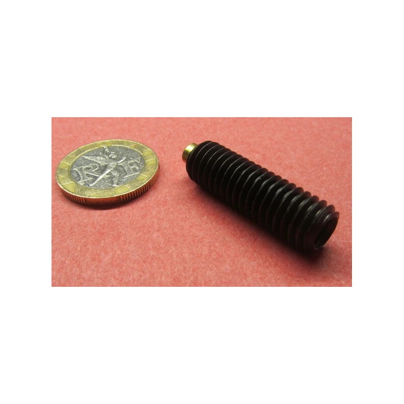 Kmac Alloy Steel Set Screws, Brass Tip, 3/8-16 x 1