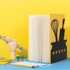 Molbory 2 Pieces Bookends, 15 x 10 x 10 cm
