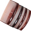 4 Pack 9cm Tort Brown Hair Side Combs Slides Grips