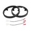 X AUTOHAUX 2 Set Speaker Spacer Ring Tweeter Speaker Spacer
