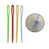 48pcs 2.7" Large Eye Plastic Sewing Needles - Yarn, Lacing,