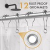 AmazerBath Shower Curtain Liner 2 Pack, 72 x 96 Inches