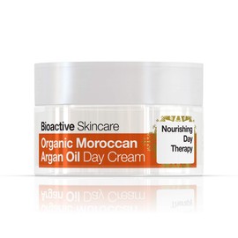 Dr Organic Moroccan Argan Oil Day Cream, Moisturising, Normal & Dry Skin, Natural, Vegan, Cruelty-Free, Paraben & SLS-Free, Plastic Free, Organic, 50 ml