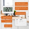 AiQInu Mini Thermometer Fridge Digital, Magnetic Fridge Thermometer with Hook,