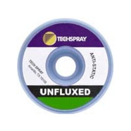 Techspray 1833-10F Unfluxed Desoldering Braid, .098", 10ft