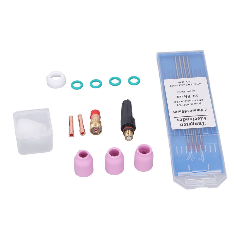 TIG Torch Accessories Welding Gas Lens and Nozzle Glass Cup