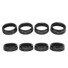 4pcs AC Switch Ring Aluminium Alloy Stylish Rustproof Center Console