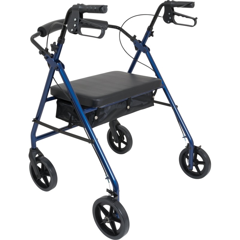 Probasics Heavy Duty Aluminum Bariatric Rollator with 8-inch Wheels, 400