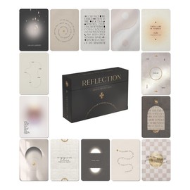 Reflection Mindful Ritual Cards | Mindset & Affirmation Deck, Daily Quotes, Meditation, Self Awareness | 50 Cards, Spiritual Gift