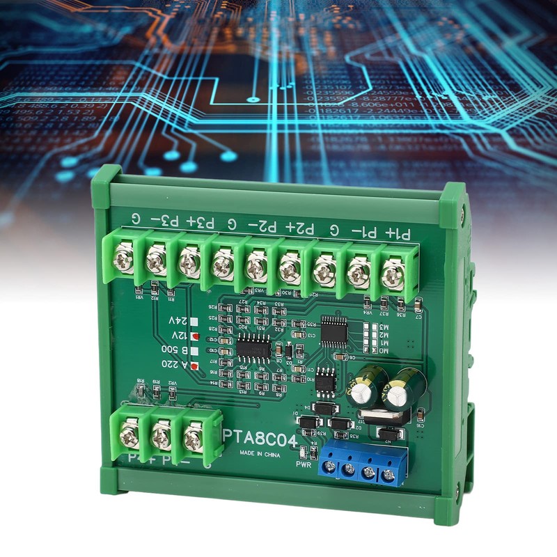 4 Channel PT100-RTD-RS485 Temperature Sensor Module Board, Stable Temperature Sensing