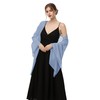 Chales y envolturas de gasa para vestidos de noche para