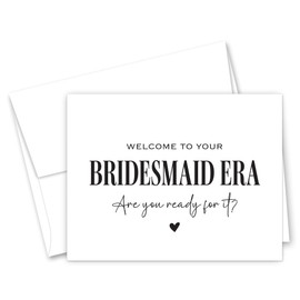 InvitationHouse Bridesmaid Era - Will You Be My Bridesmaid Proposal Cards - Set of 6