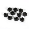 Nylon Nut, M3 Plastic Nylon Nut Hexagonal Black Screw Nut